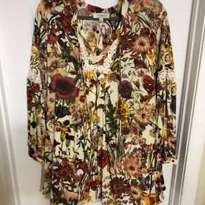 Umgee Floral Top